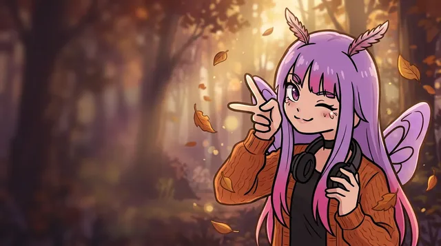 The autumn artwork this print was drawn from